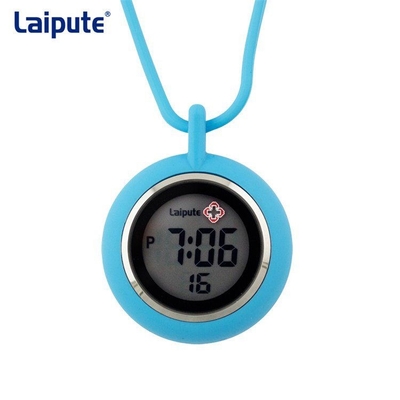 Relógio de Silicone para lazer Enfermeira Fob Redondo Pescoço Pendurado Movimento Eletrônico