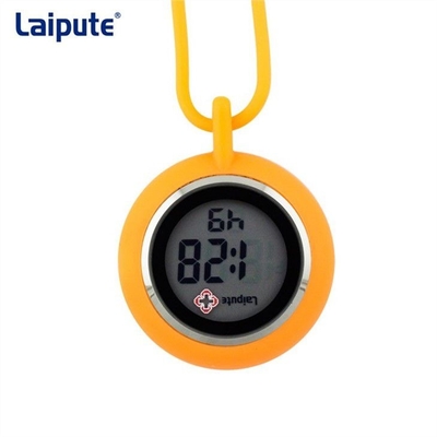 Relógio de Silicone para lazer Enfermeira Fob Redondo Pescoço Pendurado Movimento Eletrônico