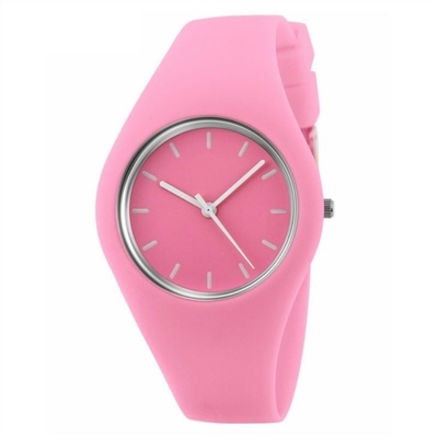 Relógio Jelly Color Couple Watch da borracha de silicone do elástico do silicone do relógio de Digitas
