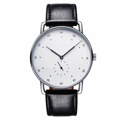 Faixas de relógio retros do esporte do couro do tamanho da caixa dos relógios de Digitas 40mm dos homens do estilo do OEM