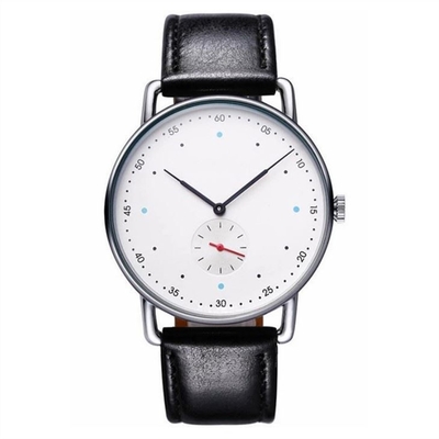 Faixas de relógio retros do esporte do couro do tamanho da caixa dos relógios de Digitas 40mm dos homens do estilo do OEM