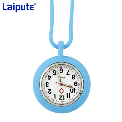 Laipute nutre a enfermeira Halterneck Watch Quartz Movement do silicone do relógio de bolso de Digitas