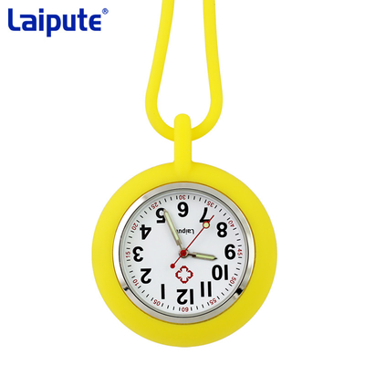 Laipute nutre a enfermeira Halterneck Watch Quartz Movement do silicone do relógio de bolso de Digitas