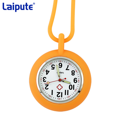 Laipute nutre a enfermeira Halterneck Watch Quartz Movement do silicone do relógio de bolso de Digitas