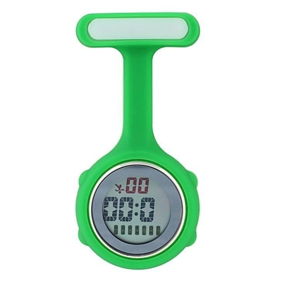 Relógios do broche da correia do silicone para portátil amigável Dustproof de Eco das enfermeiras