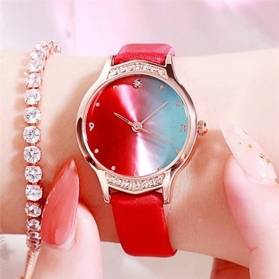A correia luxuosa do plutônio de Diamond Watches das mulheres de Laipute endureceu Diamond Bezel Watch de vidro