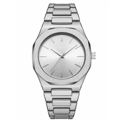 Relógio de aço inoxidável de aço inoxidável Textured de Mesh Bracelet Watch Japan Movement