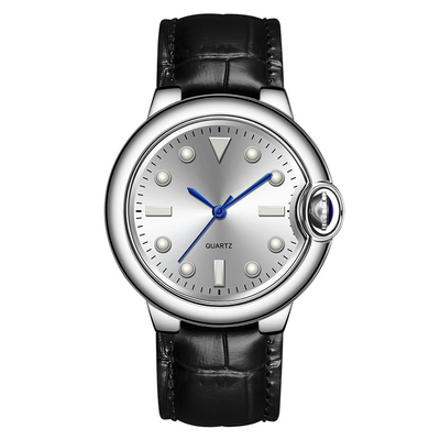 caixa do relógio de pulso 10mm do quartzo dos pares da curvatura de 20mm unisex