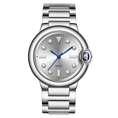 caixa do relógio de pulso 10mm do quartzo dos pares da curvatura de 20mm unisex