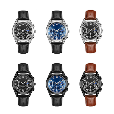 Resistência de água mineral 12mm de Crystal Buckle Quartz Battery Wristwatches 30m