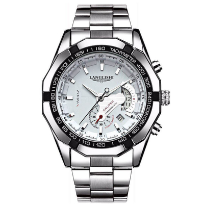 relógio de aço inoxidável elegante espessura da caixa de 13 mm melhorando sua experiência de cronometragem