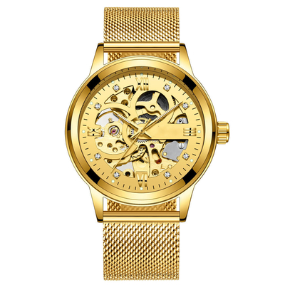 Customização Caso Diâmetro Liga Quartz Relógio de Pulso Horário Display Quartz Movimento