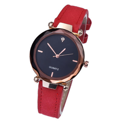 A faixa real de Laipute Diamond Watches For Women 23cm Legether equipou-se
