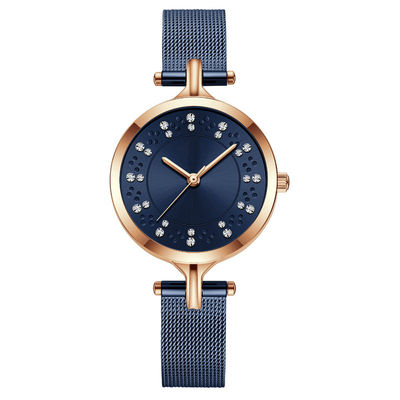 3ATM Diamond Quartz Watch Vacuum Electroplating genuíno impermeável Skinfriendly