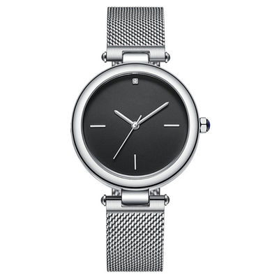Diamond Quartz Watch Wearproof Corrosionproof genuíno Encrusted