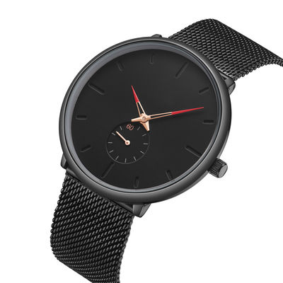 Relógio de pulso de quartzo da liga de PE45 Movt, relógio 316l de aço inoxidável Scratchproof