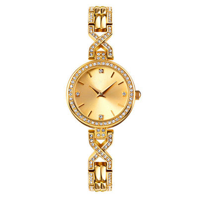 OEM Diamond Quartz Watch genuíno, 200mm Diamond Watch de aço inoxidável
