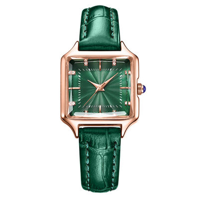 Vintage espiral Diamond Quartz Watch 3ATM da coroa impermeável