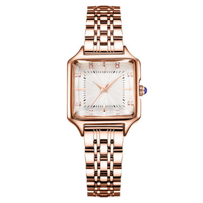 Vintage espiral Diamond Quartz Watch 3ATM da coroa impermeável