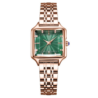 Vintage espiral Diamond Quartz Watch 3ATM da coroa impermeável