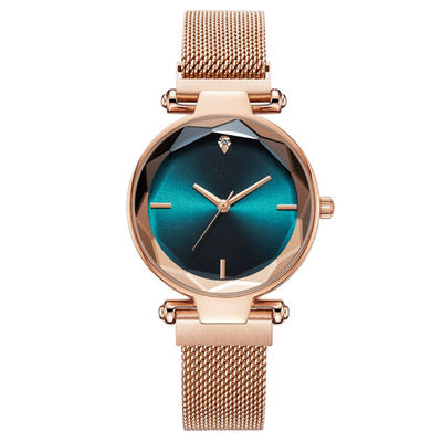Antiabrasão scratchless de Watchv 32mm do pulso de quartzo das mulheres de Vacuumplating