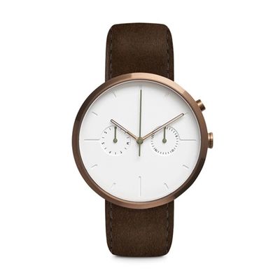 o cronógrafo Matte Black Wrist Watch ROHS aprovou 5atm impermeável