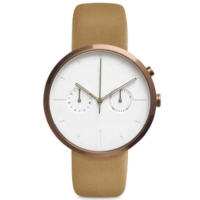 o cronógrafo Matte Black Wrist Watch ROHS aprovou 5atm impermeável