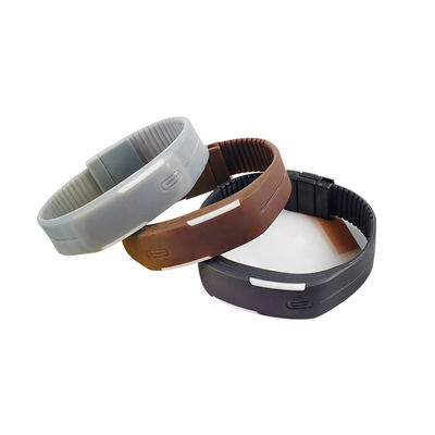 Relógio analógico-numérico unisex do punho do ODM Digital da correia do silicone do relógio dos esportes