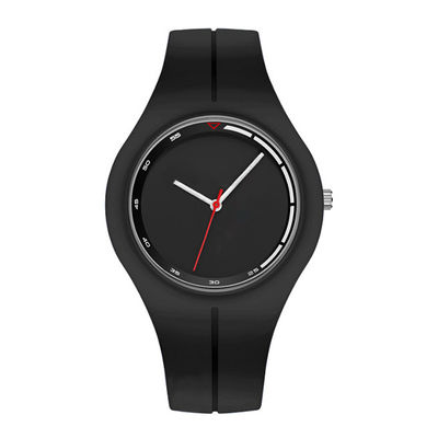 relógio de 41mm no pulso das mulheres, relógio de pulso do bracelete do silicone para senhoras