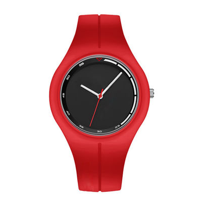 relógio de 41mm no pulso das mulheres, relógio de pulso do bracelete do silicone para senhoras