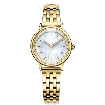 3ATM Diamond Quartz Watch Tempered Glazed genuíno impermeável