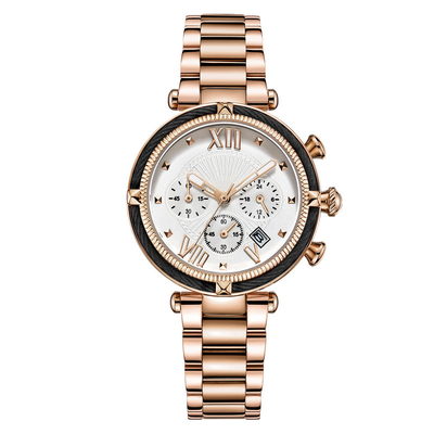 Relógios novos luxuosos da tendência de Crystal Women Watch Roman Numerals para senhoras