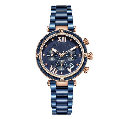 Relógios novos luxuosos da tendência de Crystal Women Watch Roman Numerals para senhoras