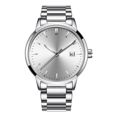 A correia análoga de vidro mineral do relógio de pulso 20mm trançou o nylon para homens