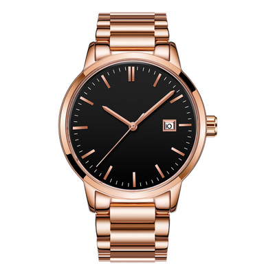 A correia análoga de vidro mineral do relógio de pulso 20mm trançou o nylon para homens