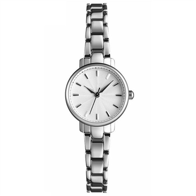 Espelho de vidro genuíno liga de zinco da correia de Diamond Quartz Watch 8mm