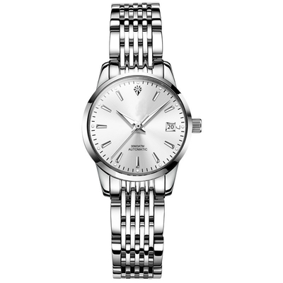 Exemplo de Diamond Watch Interchangeable Strap Alloy das mulheres mecânicas