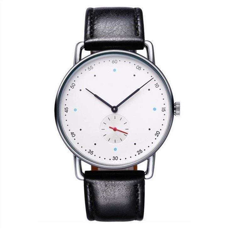 Faixas de relógio retros do esporte do couro do tamanho da caixa dos relógios de Digitas 40mm dos homens do estilo do OEM