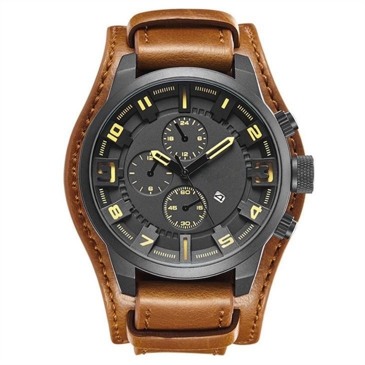 Os esportes mecânicos do vintage de Pin Buckle Minimalist Mechanical Watch olham