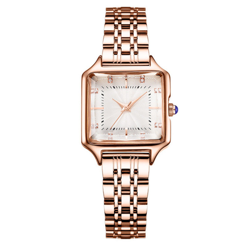 Vintage espiral Diamond Quartz Watch 3ATM da coroa impermeável