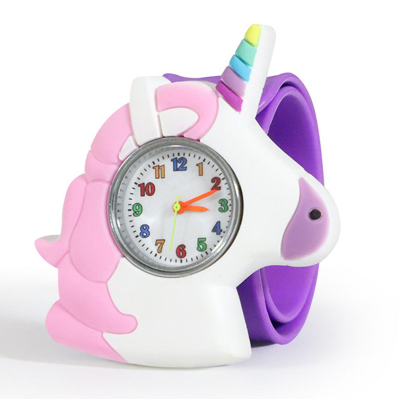 Material impermeável da espessura 3ATM Arcylic de Unicorn Quartz Kids Watch 0.6cm